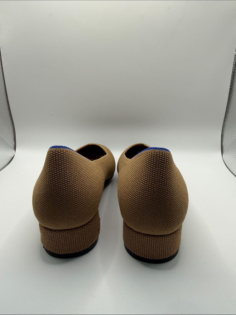 Rothy's, The High Point Block Heel in the Wren Cap Toe colorway. - Picture 4 of 10